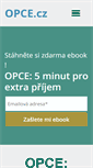 Mobile Screenshot of opce.cz
